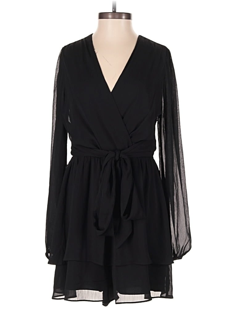 Pre-owned Express Romper In Black