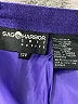 Sag Harbor 100% Polyester Solid Purple Formal Skirt Size 12 (petite) - photo 4