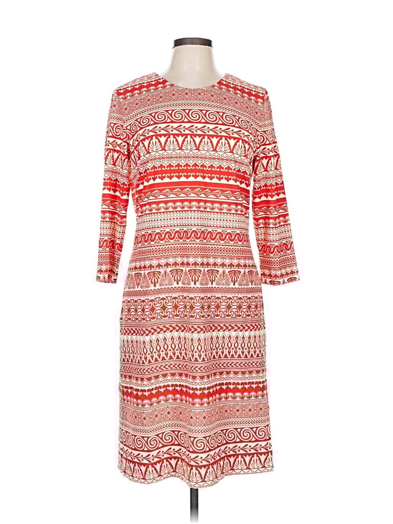 Pre-owned J. Mclaughlin Casual Dress In Red