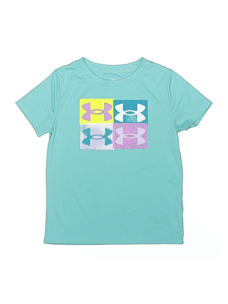 Click to view more detailed imagery on our partner's website Pre-owned Under Armour Kids' Active T-shirt In Blue