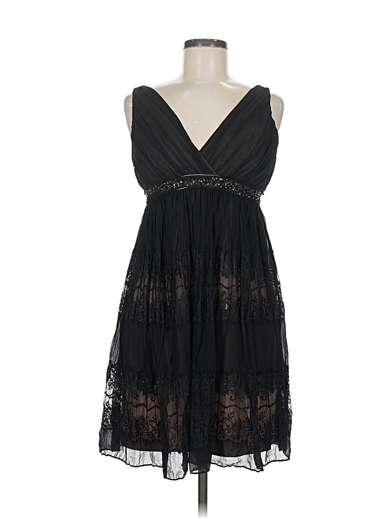 Pre-owned Bcbgmaxazria Cocktail Dress In Black