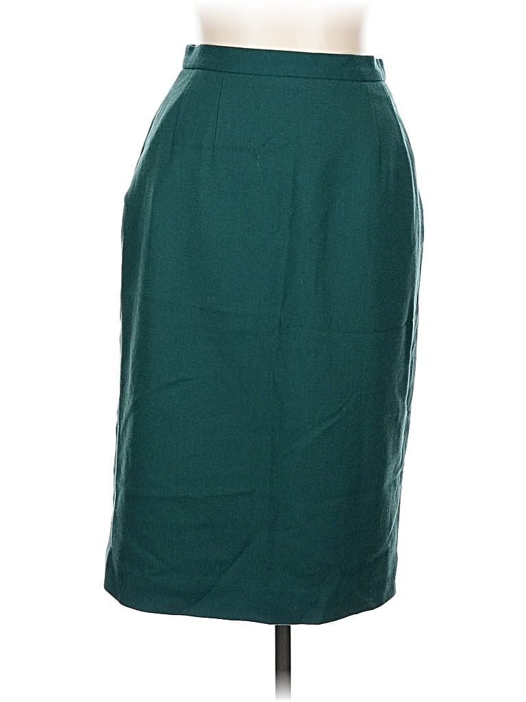 Pre-owned Jones New York Wool Skirt In Blue