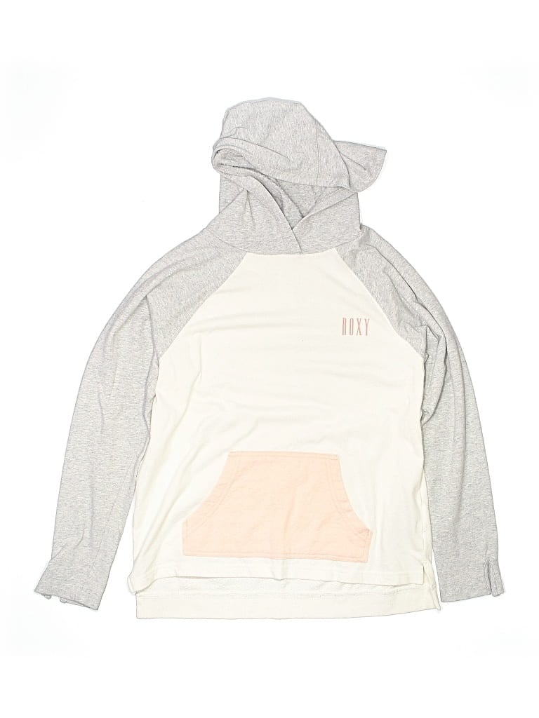 Click to view more detailed imagery on our partner's website Pre-owned Roxy Kids' Pullover Hoodie In White