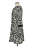 Gabby Skye Print Black Casual Dress Size 6 - photo 5