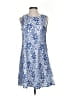 Eliza J Paisley Blue Cocktail Dress Size 4 - photo 1
