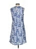 Eliza J Paisley Blue Cocktail Dress Size 4 - photo 2