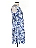 Eliza J Paisley Blue Cocktail Dress Size 4 - photo 4