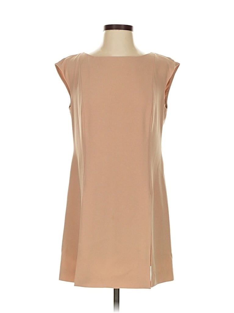 Pre-owned Black Label By Chico's Sleeveless Blouse In Brown