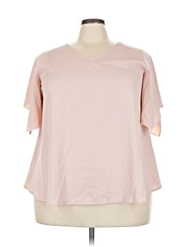 Shein Curve Short Sleeve Blouse