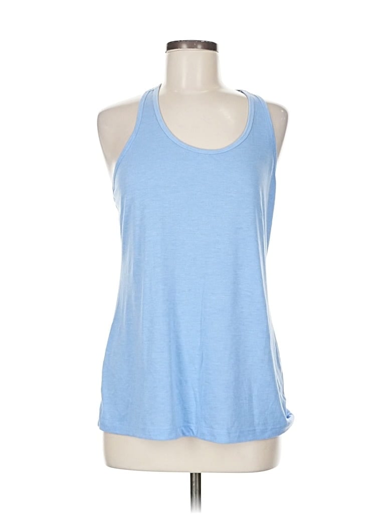 Pre-owned Active By Old Navy Tank Top Blue Halter Neckline Tops