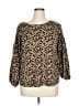 MoDA Animal Print Tan Pullover Sweater Size XL - photo 1