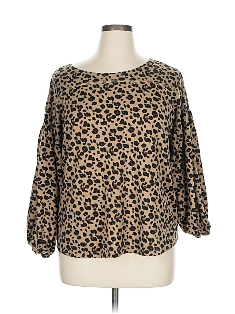 Pre-owned Moda Pullover Sweater In Brown