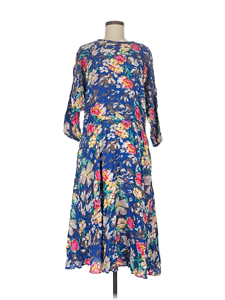 Pre-owned Assorted Brands Casual Dress In Blue