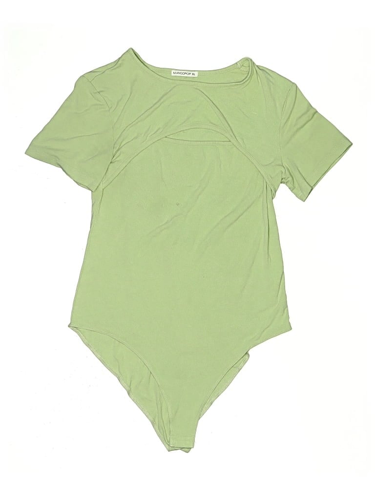 Pre-owned Mangopop Collection Bodysuit In Green