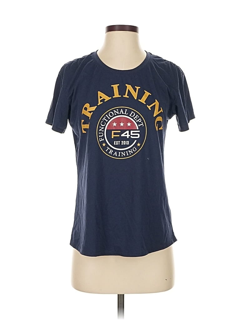 Pre-owned Assorted Brands Short Sleeve T-shirt In Blue