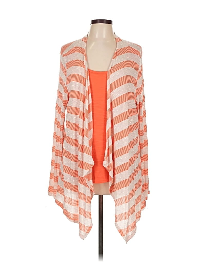 Pre-owned Coral Bay Cardigan Sweater In Orange