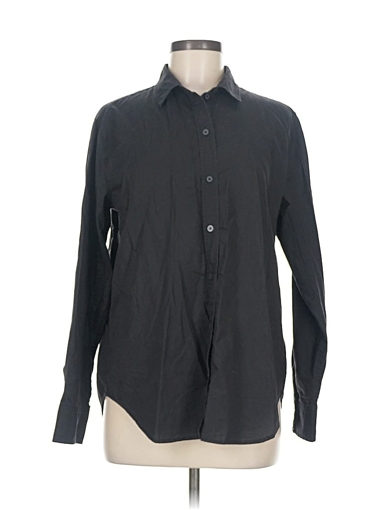 Click to view more detailed imagery on our partner's website Pre-owned Everlane Long Sleeve Button Down Shirt In Black