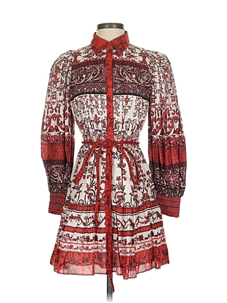 Pre-owned Alice And Olivia Alice + Olivia Casual Dress In Red