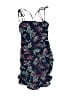 Likely 100% Polyester Floral Blue Cocktail Dress Size 0 - photo 1