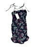 Likely 100% Polyester Floral Blue Cocktail Dress Size 0 - photo 2
