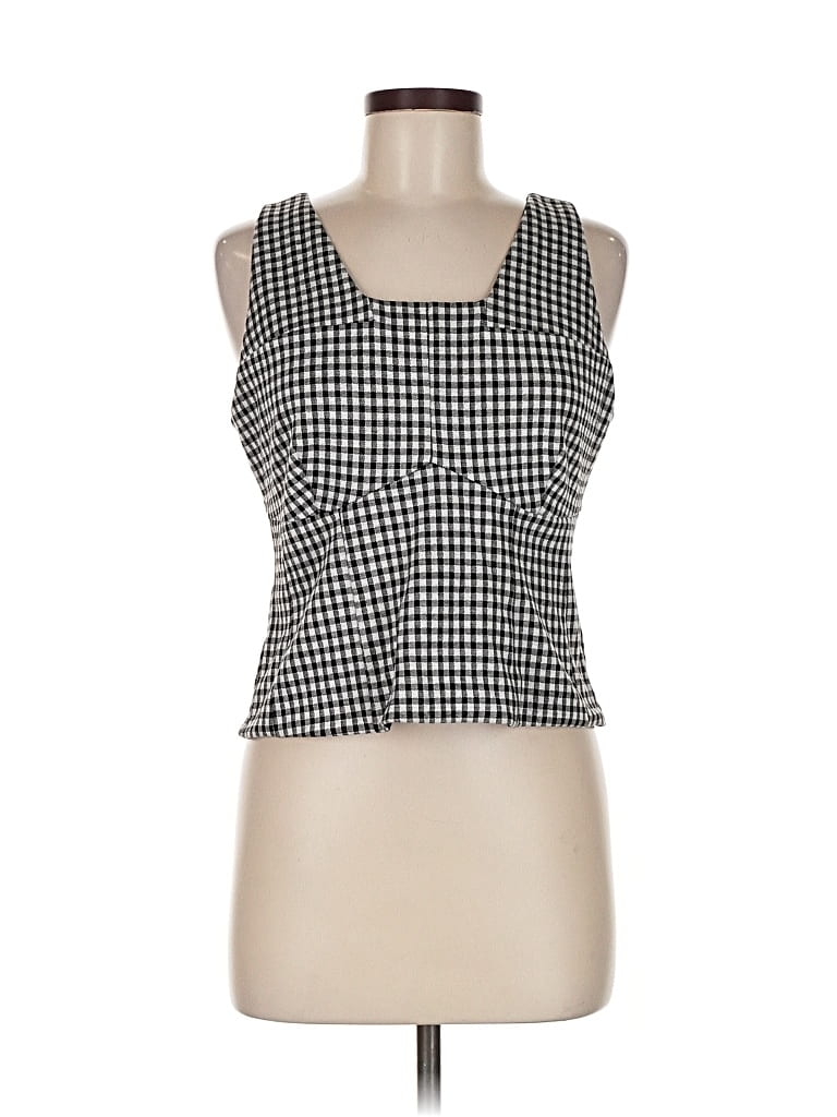 CABI Pre-owned Tank Top Black Square Neckline Tops