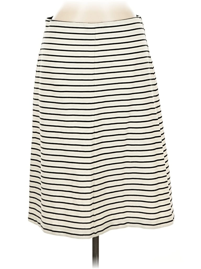 Pre-owned Ann Taylor Loft Casual Skirt In White