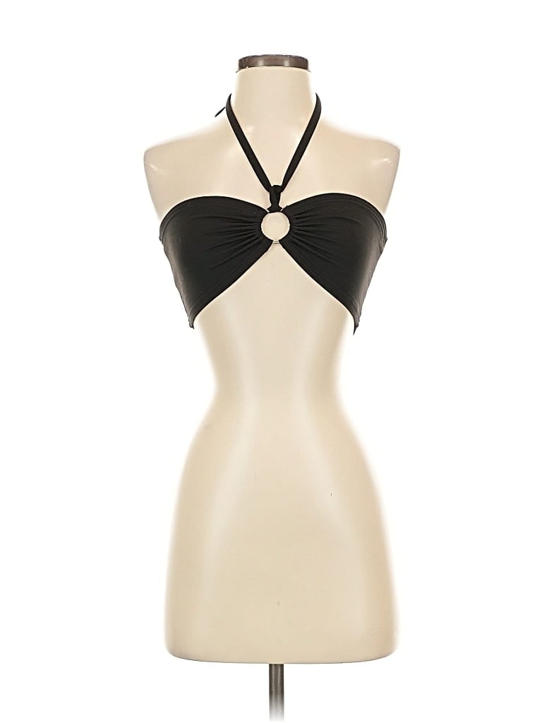 UNBRANDED Pre-owned Tank Top Gold Halter Neckline Tops