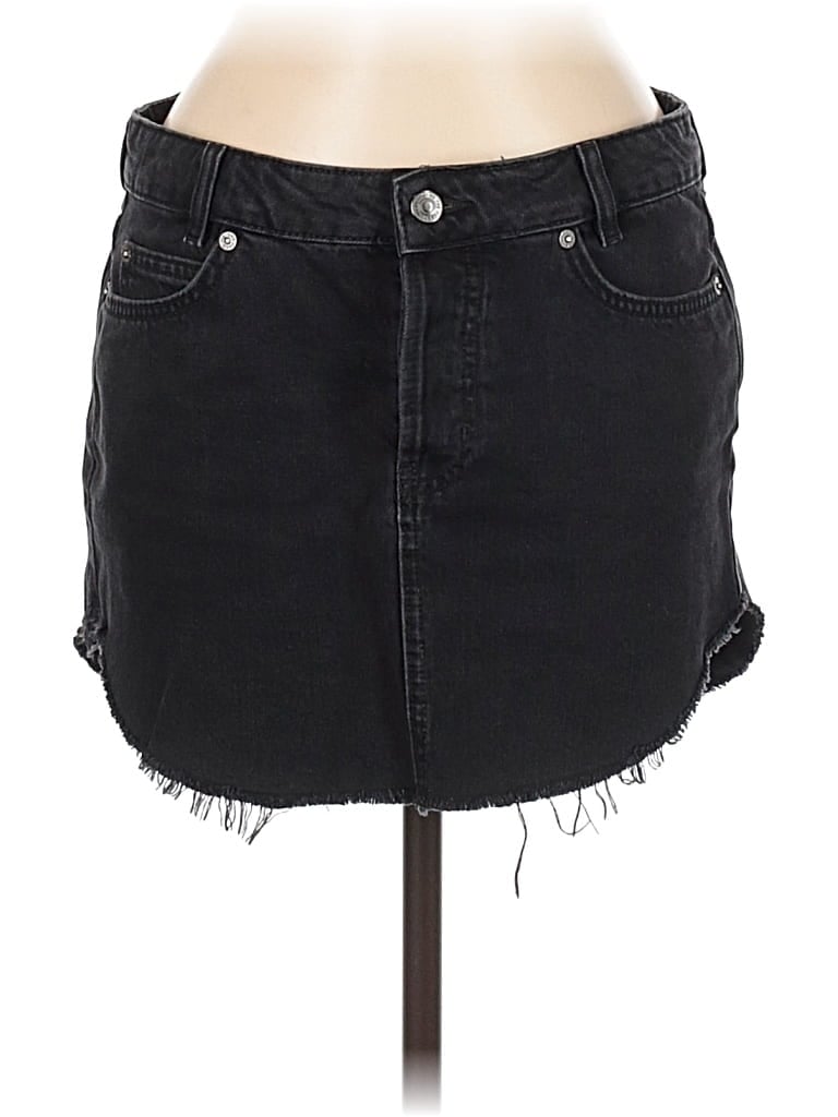 Pre-owned We The Free Denim Skirt In Black