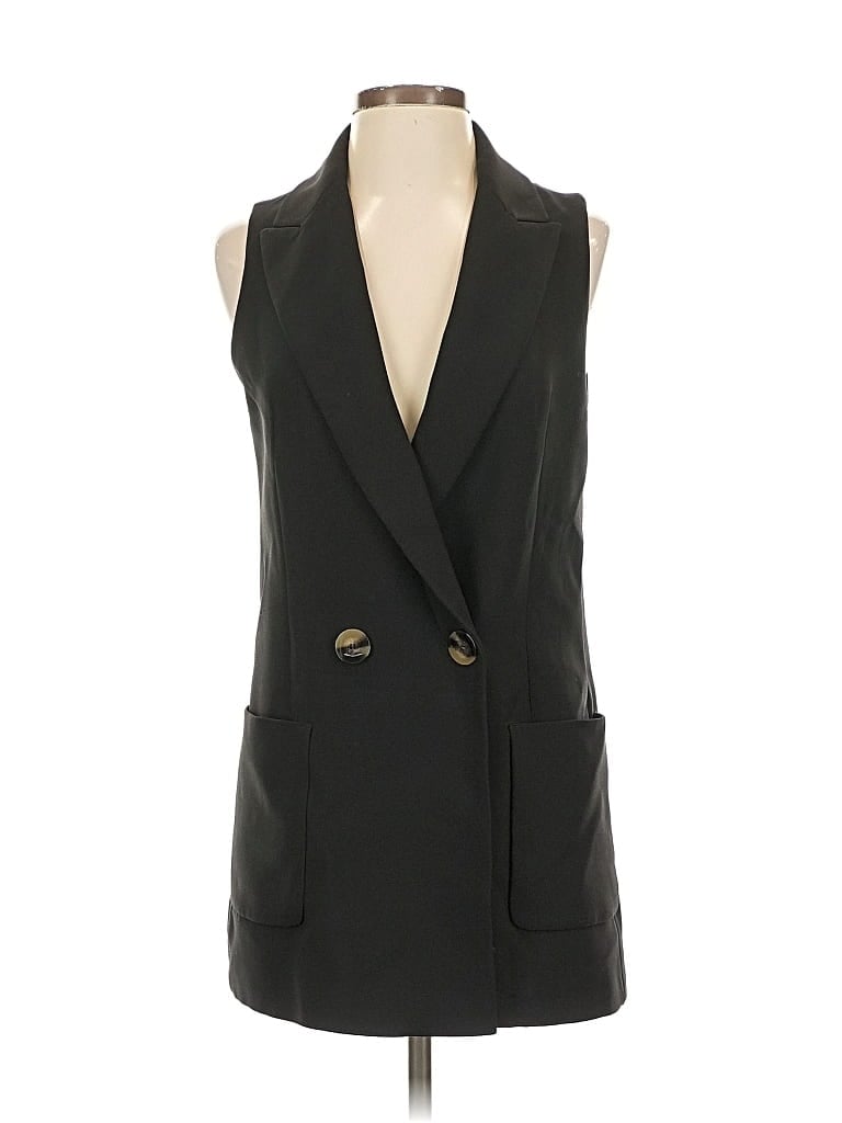 Pre-owned Zara Vest In Black