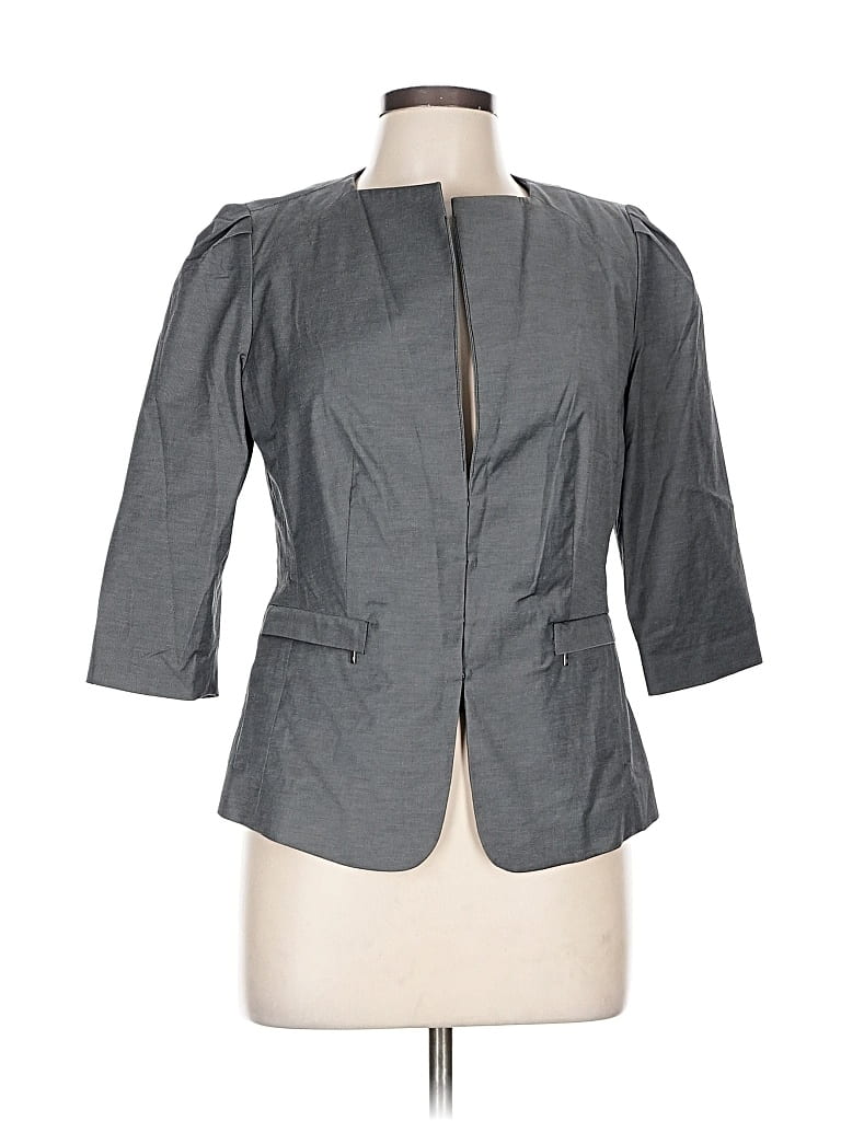 Pre-owned Doncaster Collection Blazer Jacket In Gray