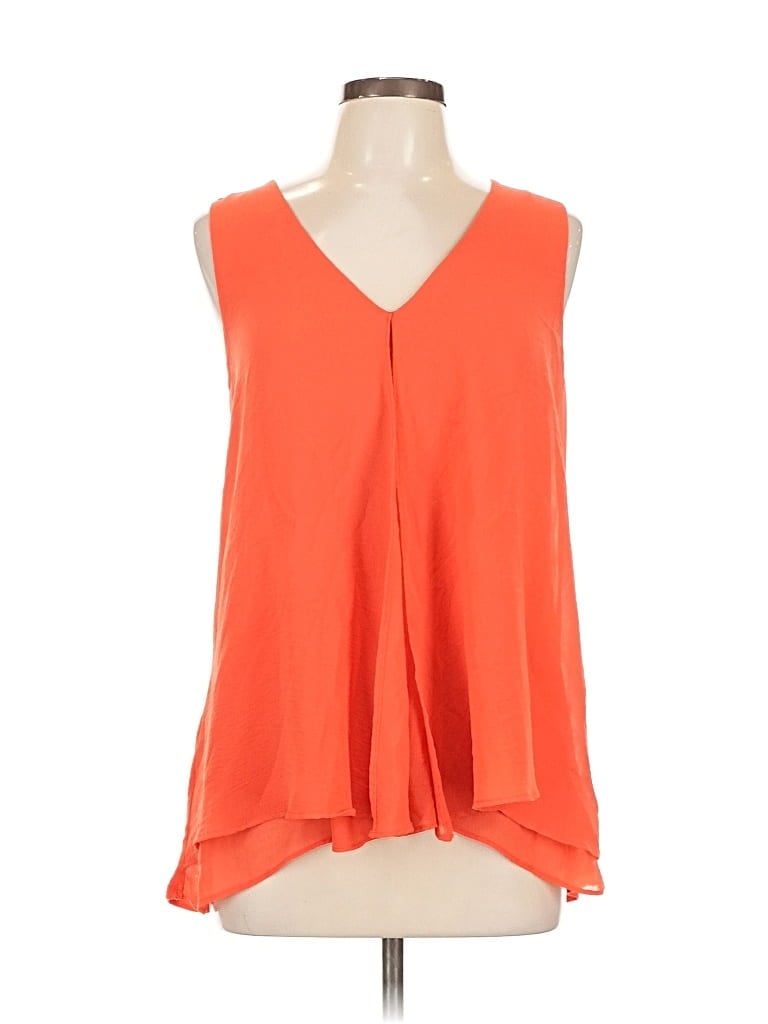 Pre-owned Bobeau Sleeveless Blouse In Orange