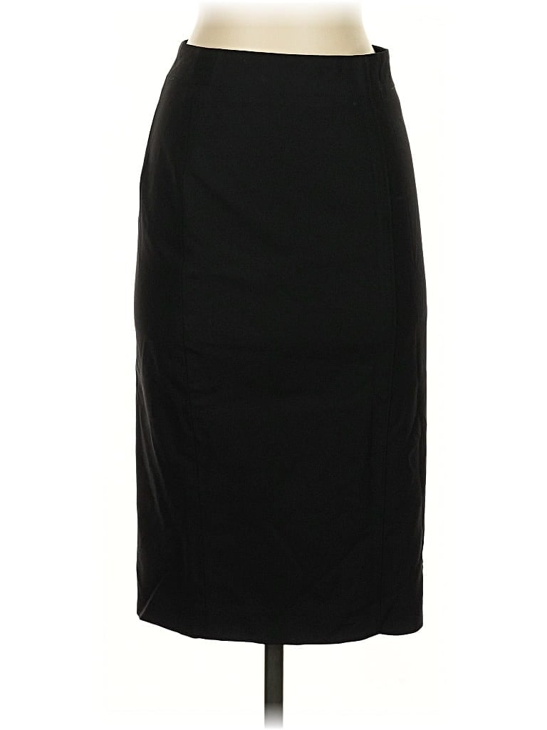 Pre-owned Judith & Charles Wool Skirt In Black