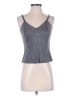 Prizzi Silver Sleeveless Top Size M - photo 1