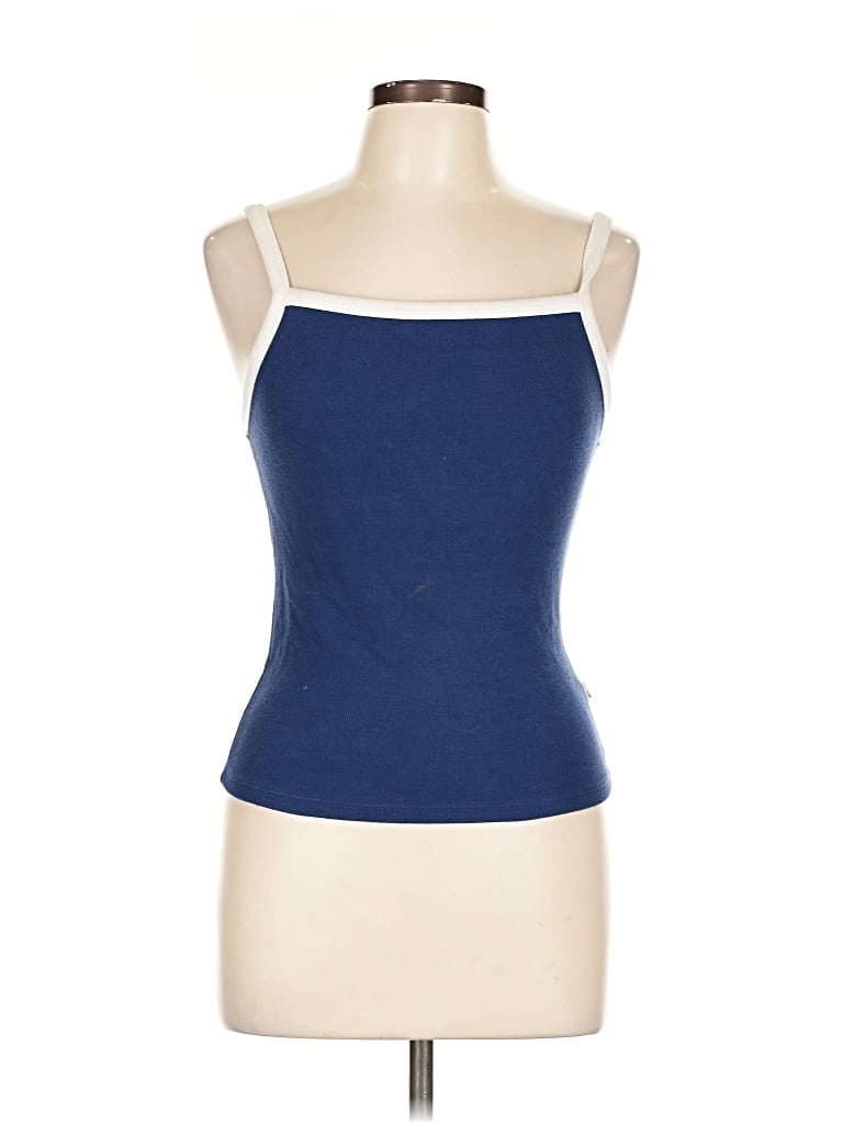 ROLLA'S Pre-owned Tank Top Blue Strapless Neckline Tops