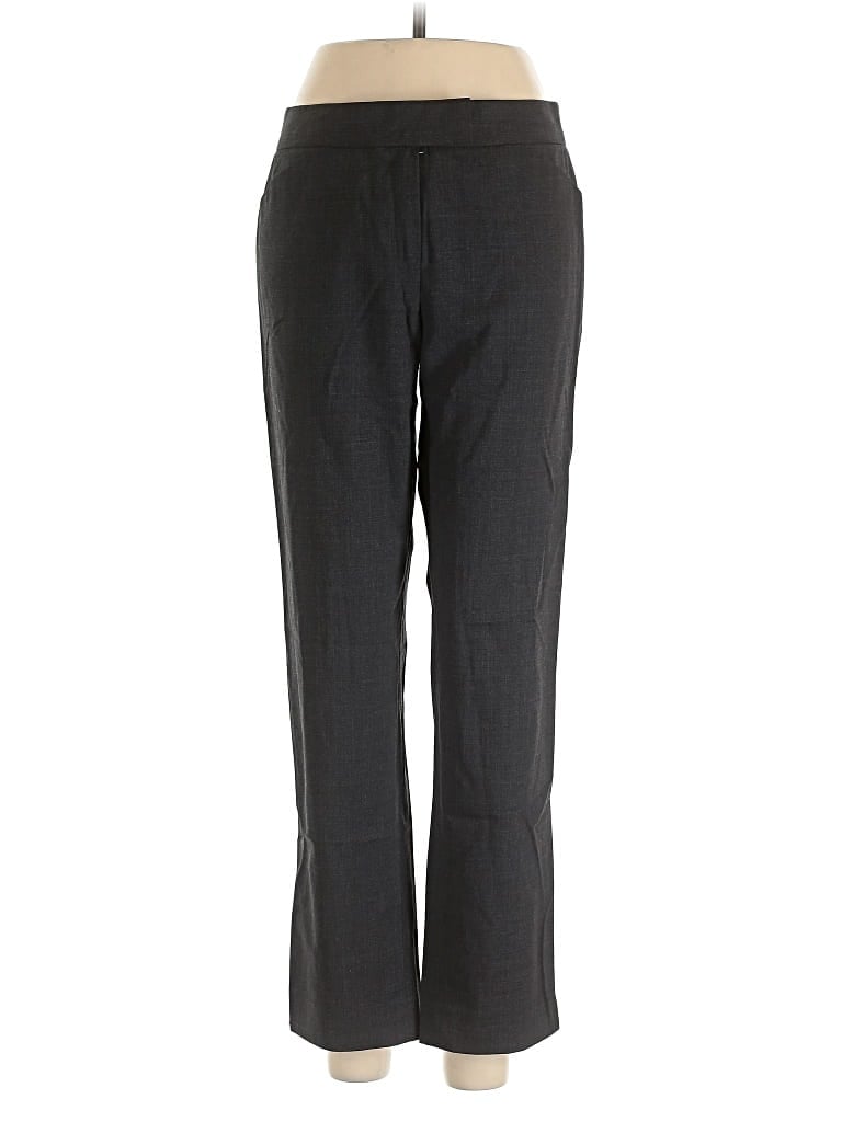 Pre-owned Lafayette 148 Wool Pants In Gray