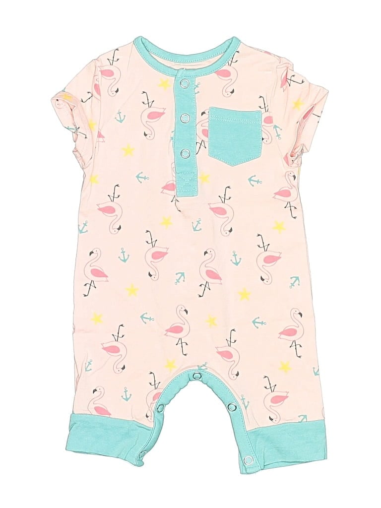 Pre-owned Assorted Brands Babies' Short Sleeve Outfit In Pink