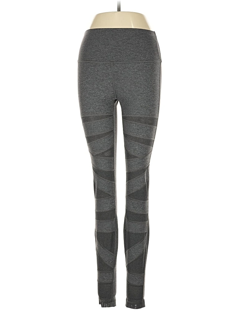 Pre-owned Lululemon Athletica Leggings In Gray