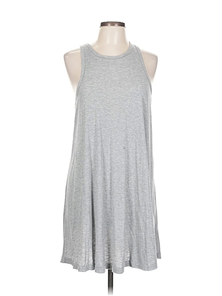 Pre-owned Fp Beach Casual Dress In Gray