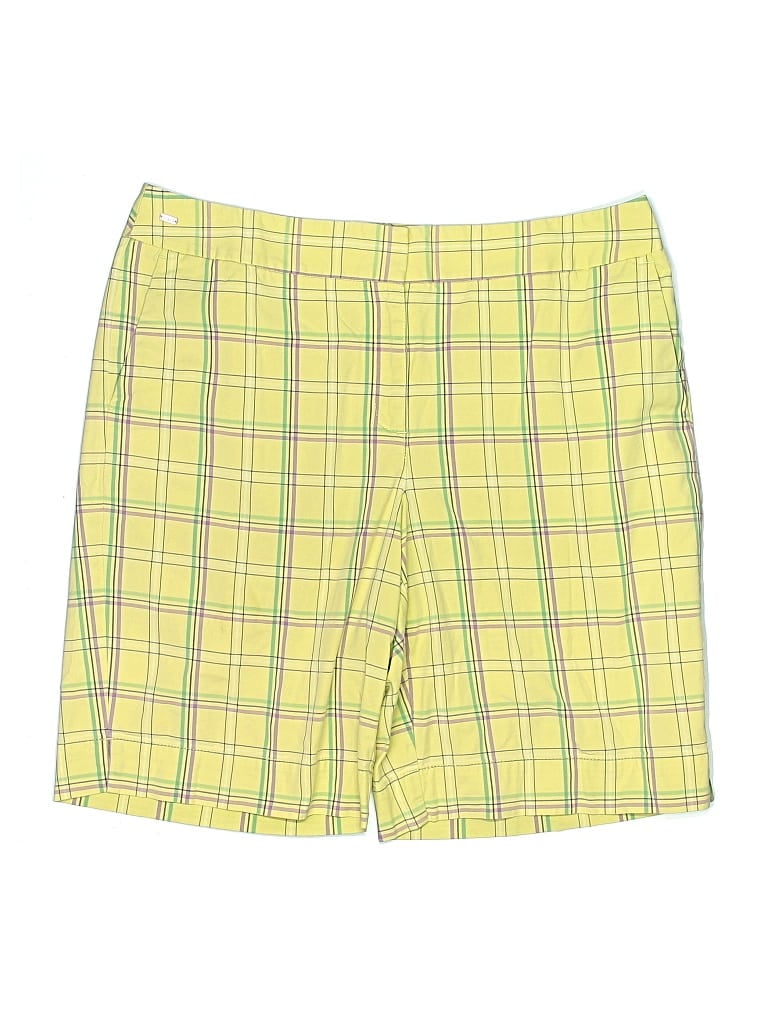 Pre-owned Lizgolf Shorts In Yellow