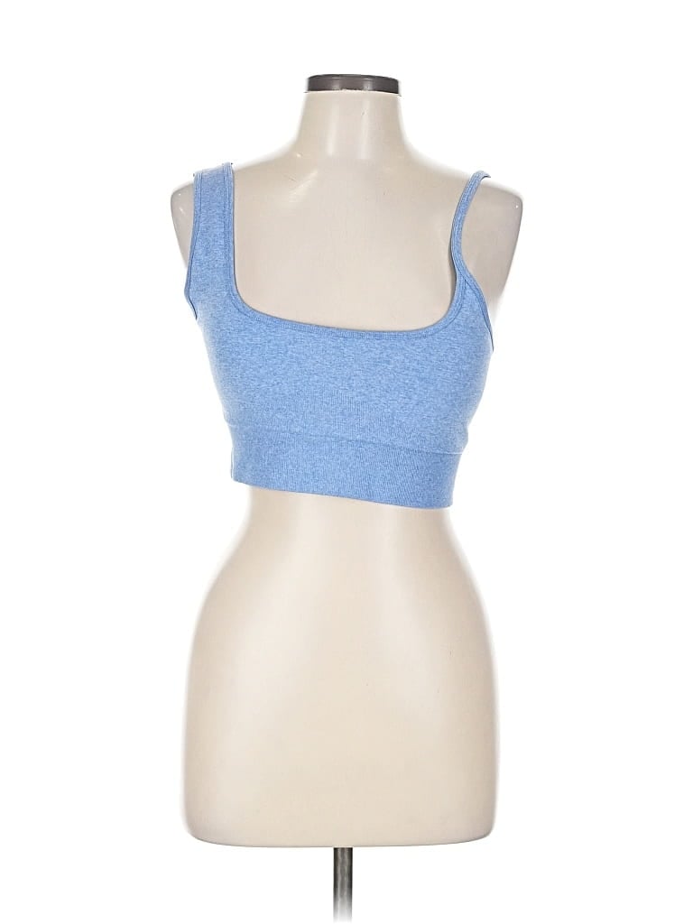 UNBRANDED Pre-owned Tank Top Blue Strapless Neckline Tops