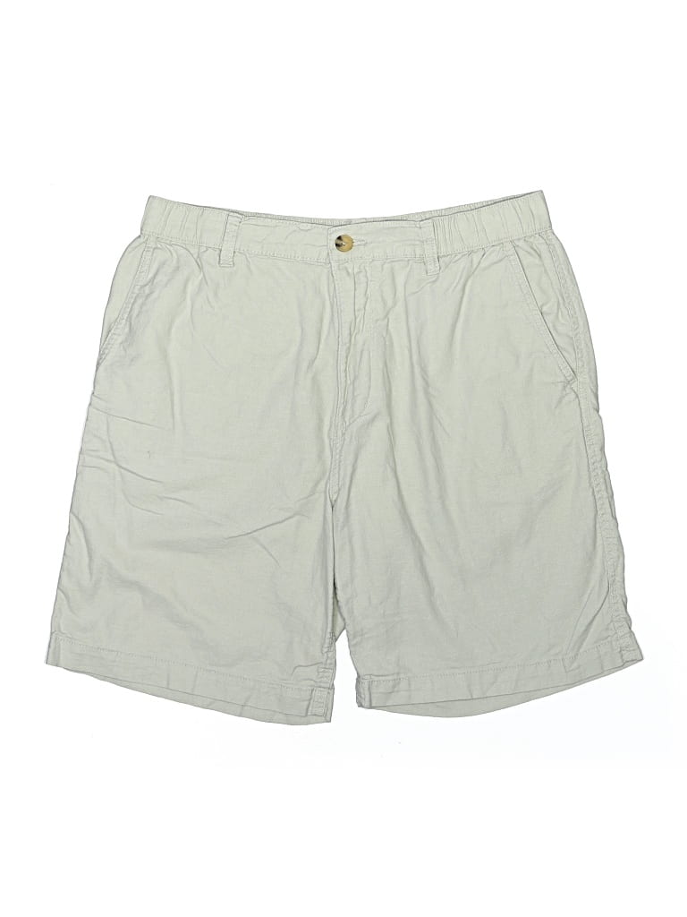 Pre-owned Pull & Bear Khaki Shorts In Gray