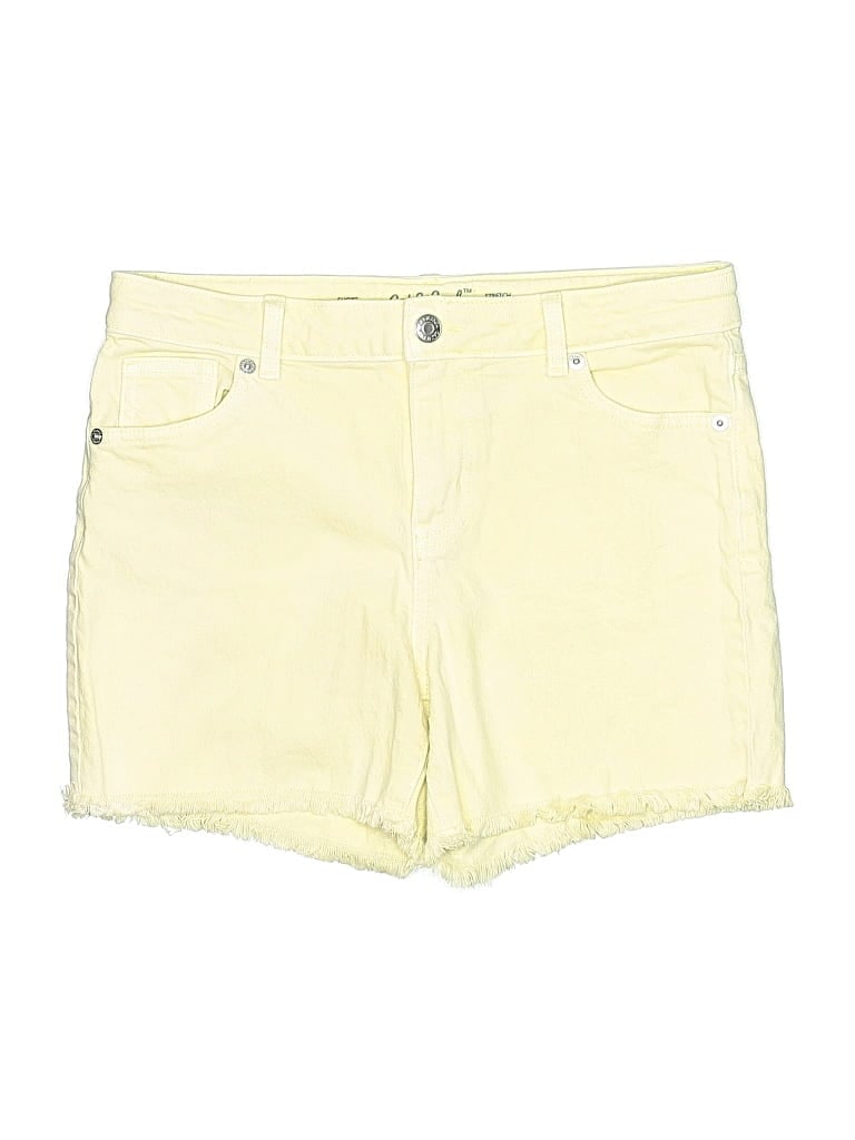 Pre-owned Cat & Jack Kids' Denim Shorts In Yellow