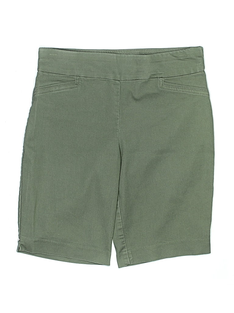 Pre-owned Croft & Barrow Khaki Shorts In Green
