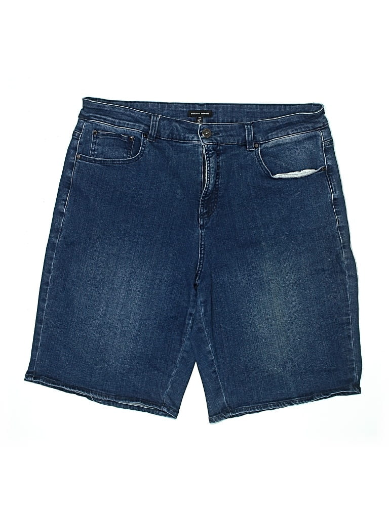 Pre-owned Universal Standard Denim Shorts In Blue