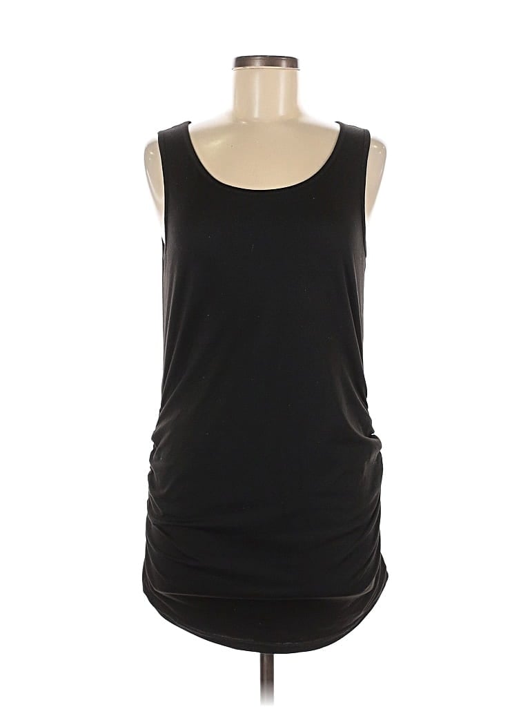 Pre-owned Unbranded Sleeveless T-shirt In Black