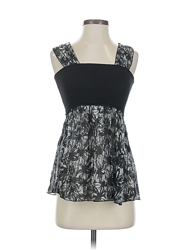 Max Studio Specialty Products Sleeveless Blouse In Black