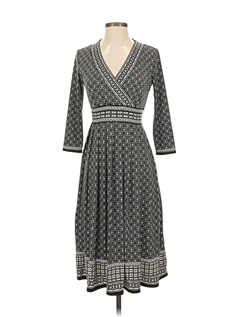 Pre-owned Max Studio Casual Dress In Gray