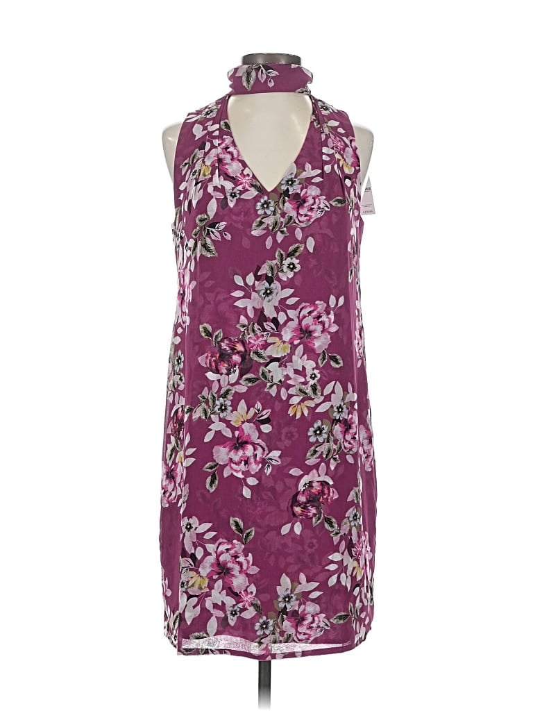 White House Black Market Casual Dress In Purple
