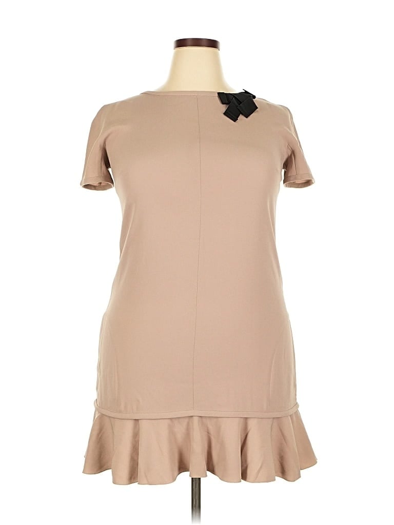 Pre-owned Paule Ka Casual Dress In Brown