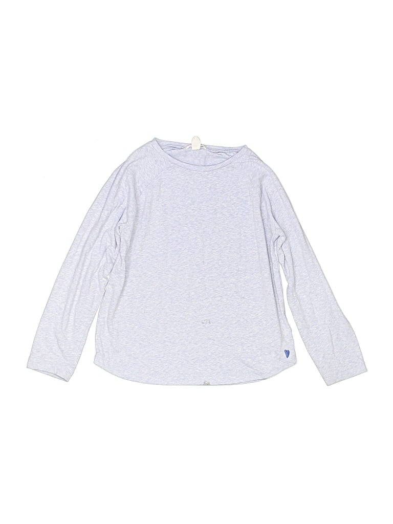 Pre-owned Crewcuts Kids' Long Sleeve T-shirt In Silver